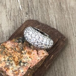 New Diamonbliss dome pave cubic zirconia ring